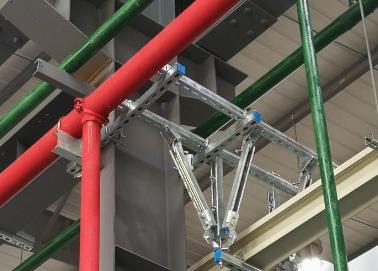 隆林该抗震支架的整体式支吊架结构协调性好
